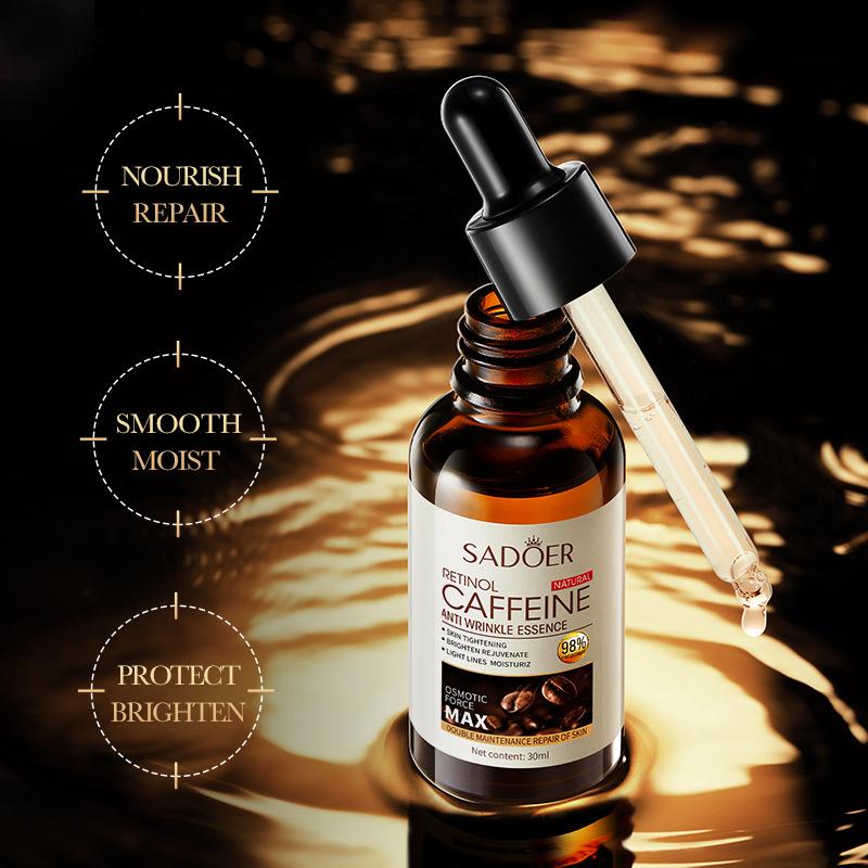Retinol Caffeine Serum 30ml SADOER Hydrating Moisturizing Moisturizing