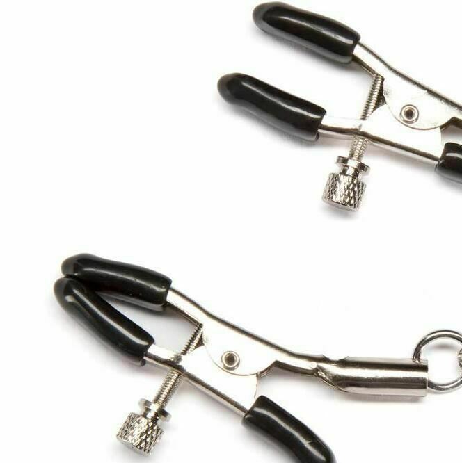 Nipple Clamps Clit Long Chain Bells   Restraints Nipple & Clitoral Toys