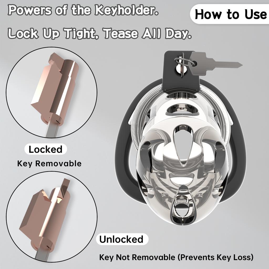 Male Silicone Chastity Lock, Urethral Cock Ring, Chastity Belt Penis Cage, Penis Sleeve, Erotic Urethral Lock, Adult Sex Toys