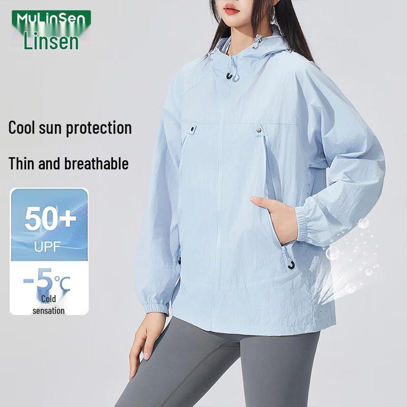 MULINSEN Women s Ice Silk UPF50+ Sun Protection Jacket L