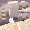 1 Pcs USB Rechargeable Book Light 3 Color Adjustable LED Reading Lamp with Clamp Eye-Care Night Light for Bed, Study Desk