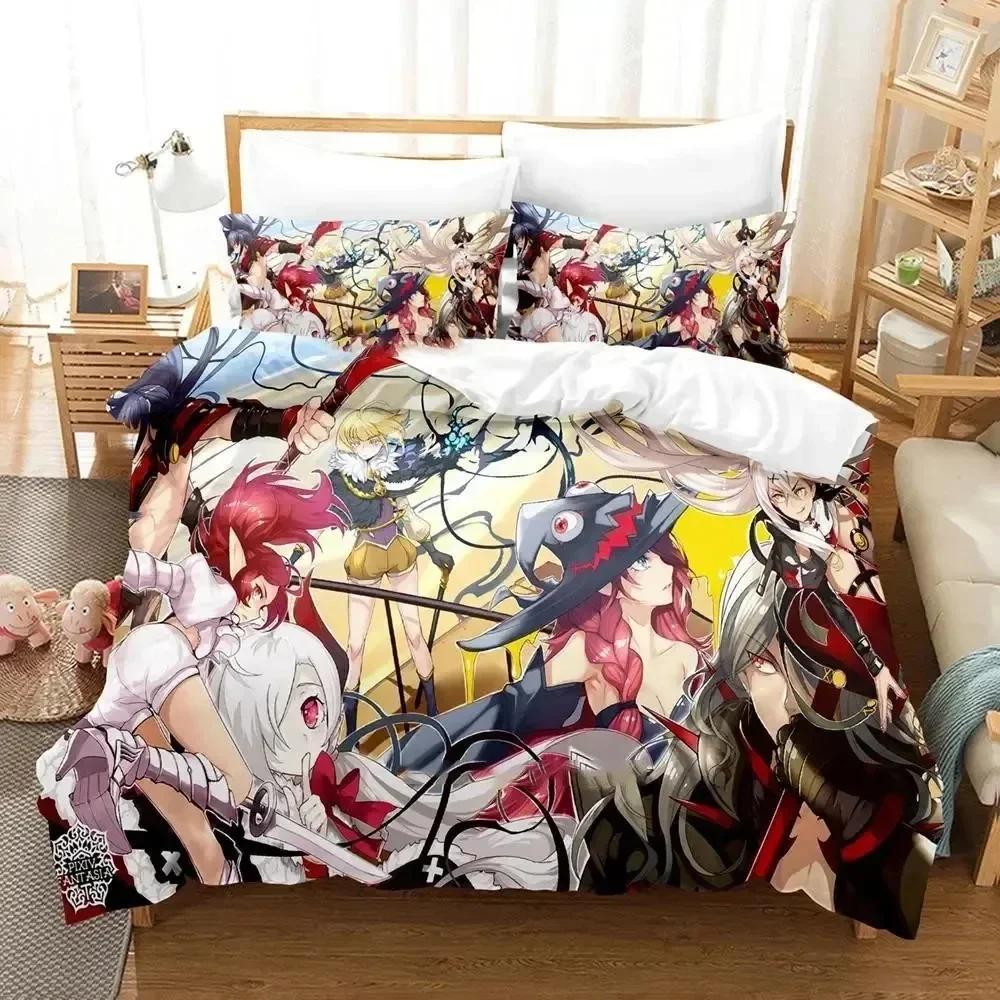 Anime Pixiv Fantasia T Bedding Set Duvet Cover Bed Set Quilt Cover Pillowcase Comforter king Queen Size Boys Adult Bedding Set