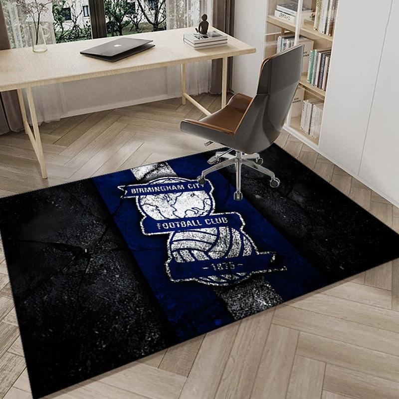 Birming-ham Football Club Printed Area Rug for Office, Chair Rug, Decorative Carpet Floor Mat, Large Size Fan gifts Christmas gifts