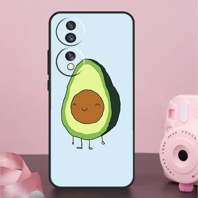 Cute Cartoon Avocado Fitness Case For Honor X9a X8a X7a X6a X7 X8 X9 X9b X8b Honor 10 50 70 90 Lite Magic 6 5 Pro Cover