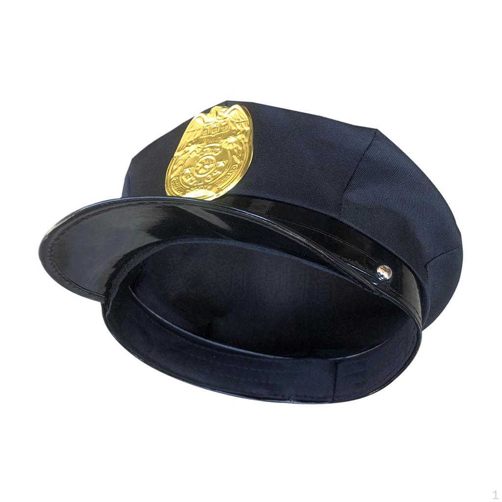 Chapeau de policier pour enfant Accessoire Photo Cop pour Déguisement Halloween Fête