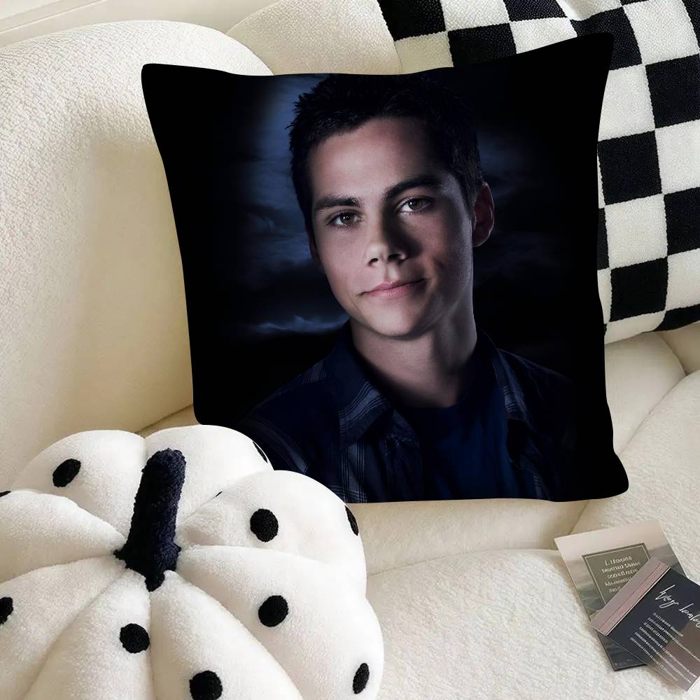 Dylan OBrien Pillow Case Fashion Square Pillowcase Bedroom Sofa Room Ins Decoration Leisure