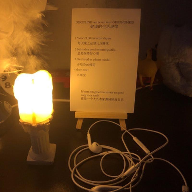 Mini Simulation Roman Columns Artificial Candle Night Light for Ins Photography Shooting Props Photo Studio Backdrop Adornment