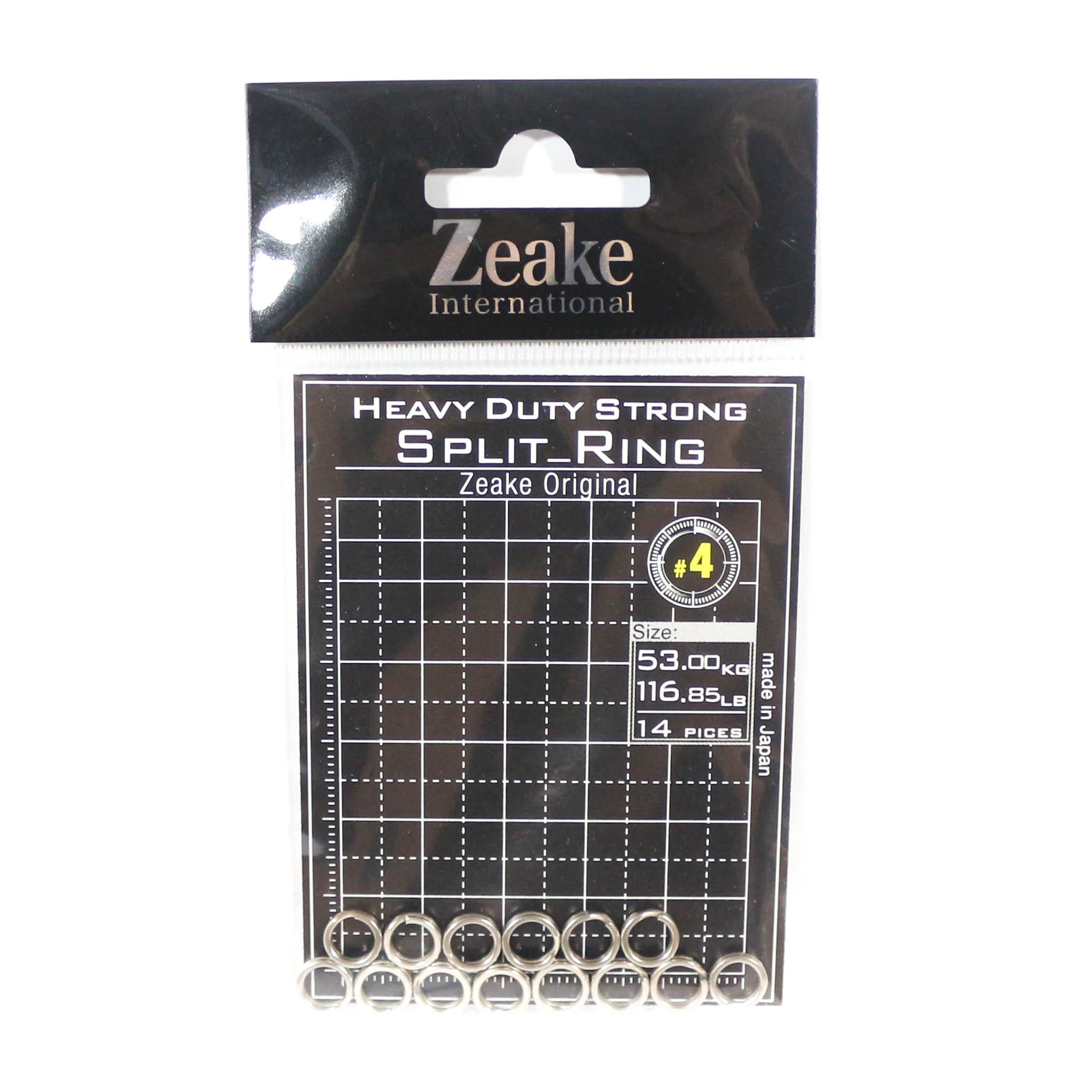 

Zeake Split Rings Heavy Duty Размер 4, 116,85 фунта - 14 колец 4 (3209)