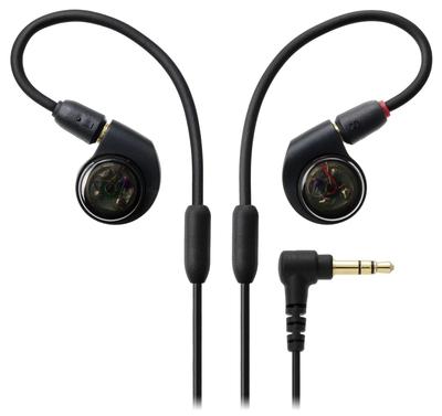 Wired Monitor Earphones for Gaming and FPS with Headphone Jack Detachable and Carrying Case Audio-Technica ATH-E40 6.3mm Adapter, Cable,