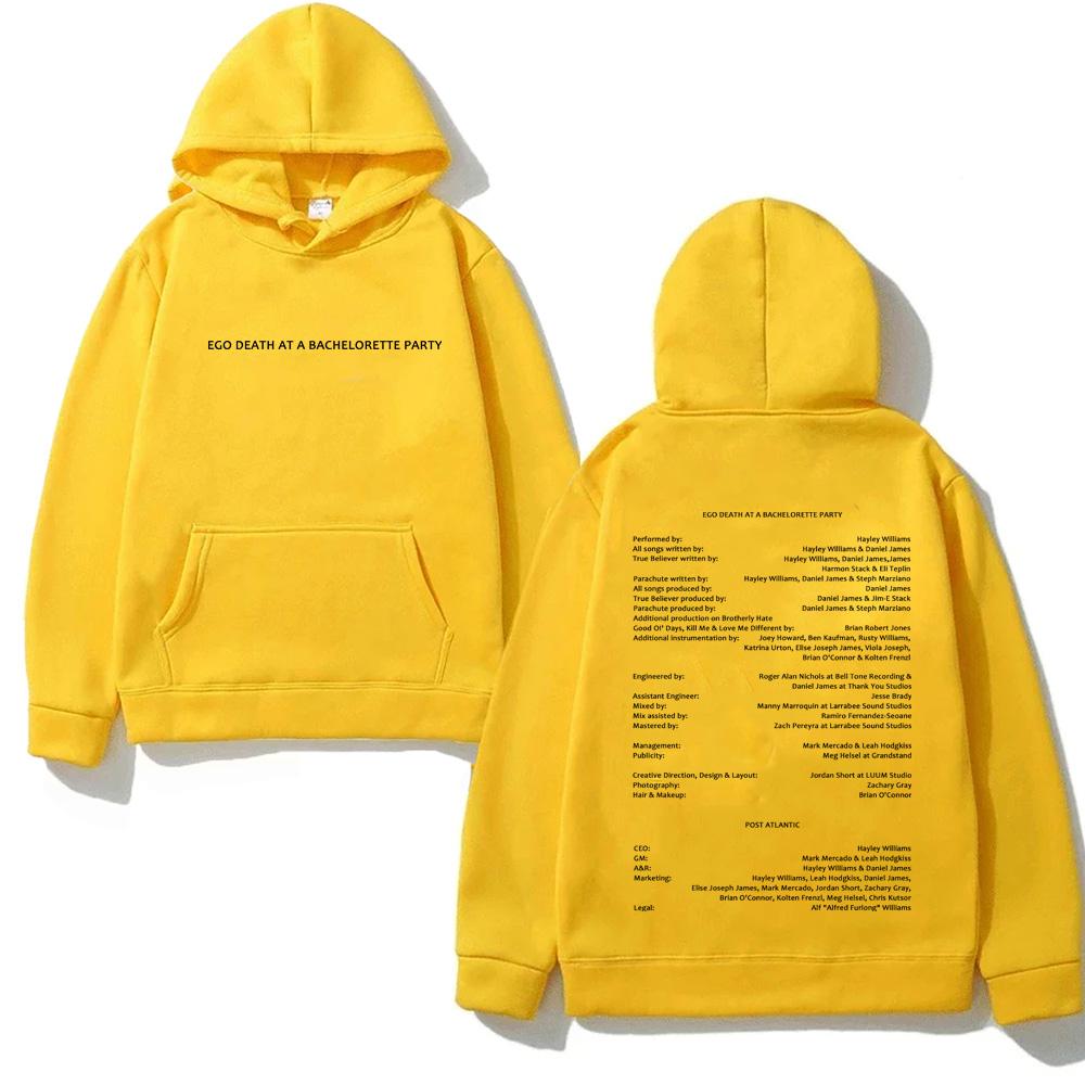 Hayley Williams NEW HOODIE 2026 Winter HighQuality Moletom EGO DEATH AT A BACHELORETTE PARTY Graphic Printing Hoody Comfortable