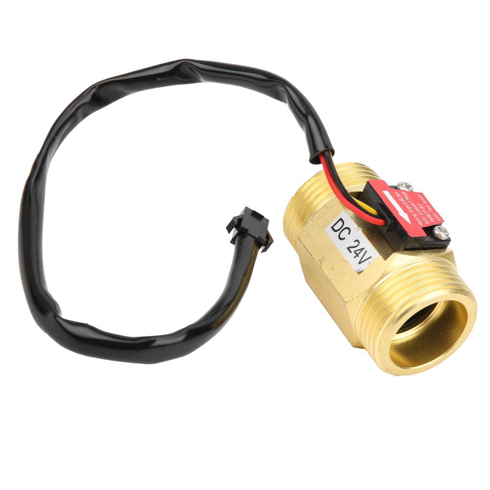 YF-B10 Hall Flowmeter DC24V Turbine Flowmeter Flow Switch Water Flow Sensor Liquid Measurement
