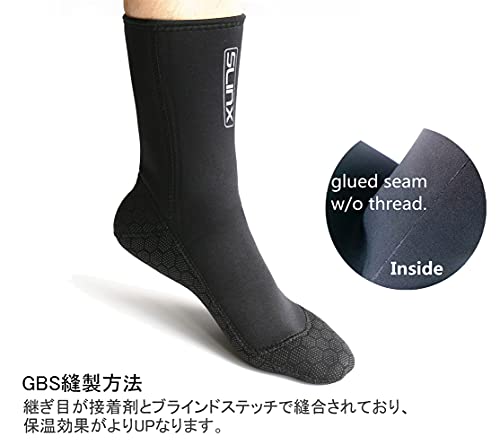 [DIVE & SAIL] Marine Socks 3mm Diving Fin Socks Wetsuit Material Anti-Slip Thermal Diving Snorkeling Surfing M Size