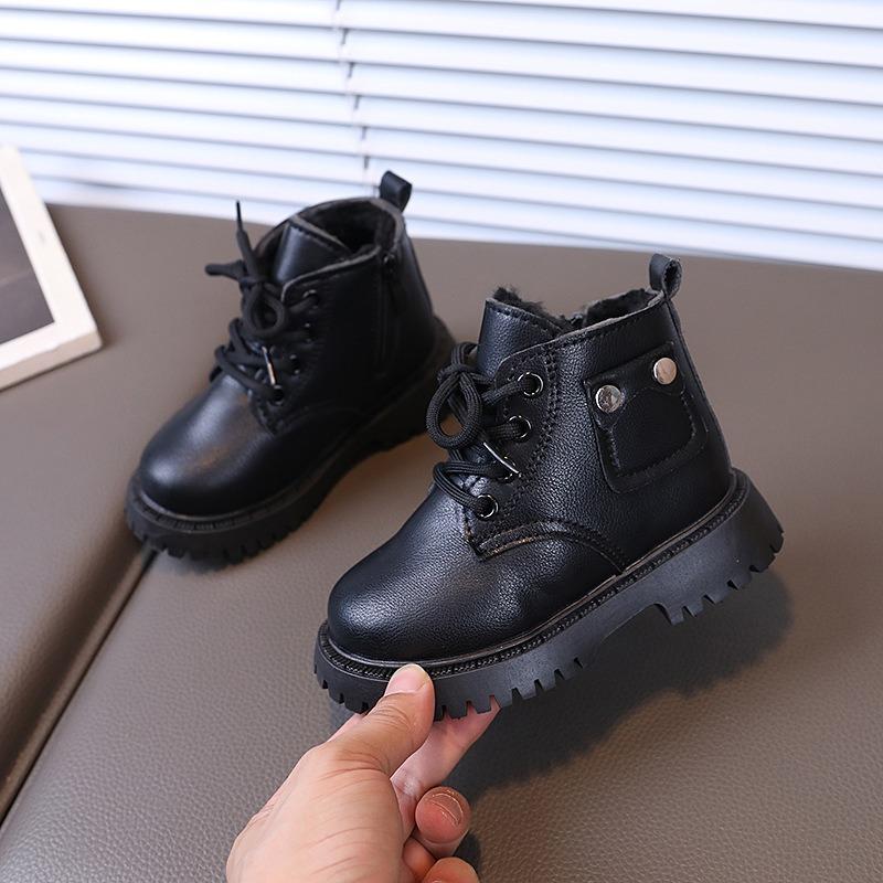 Nouvelles Bottes en Coton pour Enfants pour Garçons et Bébés Grandes Bottes en Coton pour Filles Bottes Courtes Chaudes