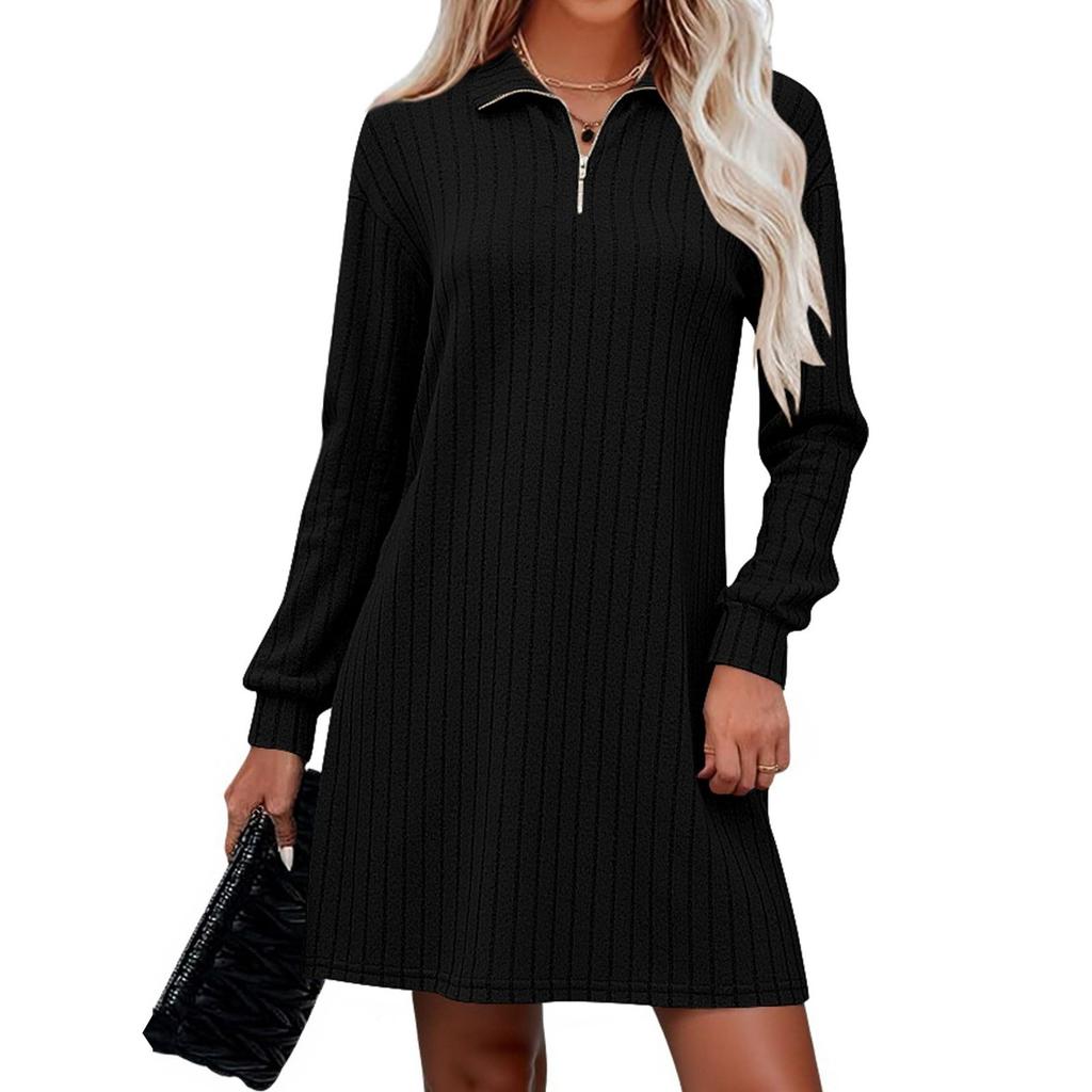 Women's Fashionable Casual Long-sleeved Dress