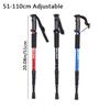 51-110Cm Aluminiumlegierung Teleskopstock Wanderstöcke Outdoor Wanderstöcke Trekking Kletterstöcke Wanderstöcke Alpenstock