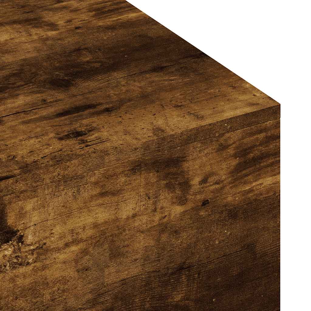 Coffee Table Smoked Oak 100 x 49.5 x 31 cm Engineered Wood