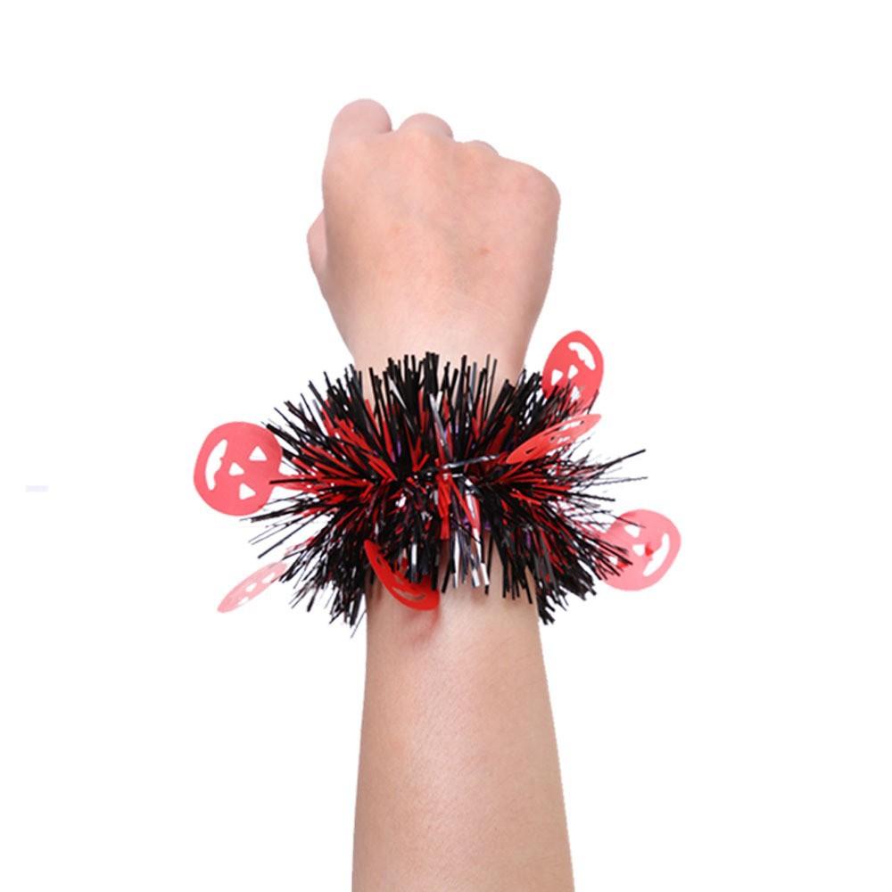 Halloween Party Favors for Kids Funny Eyeglasses Bracelets Pumpkin Keychains Bat Hair Clip Trick or Treat Cosplay Decorations