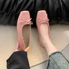 Flat shoes French bow women's shoes red small single shoes ballet shoes spring and summer new ladyshoes soft-soled shoes women