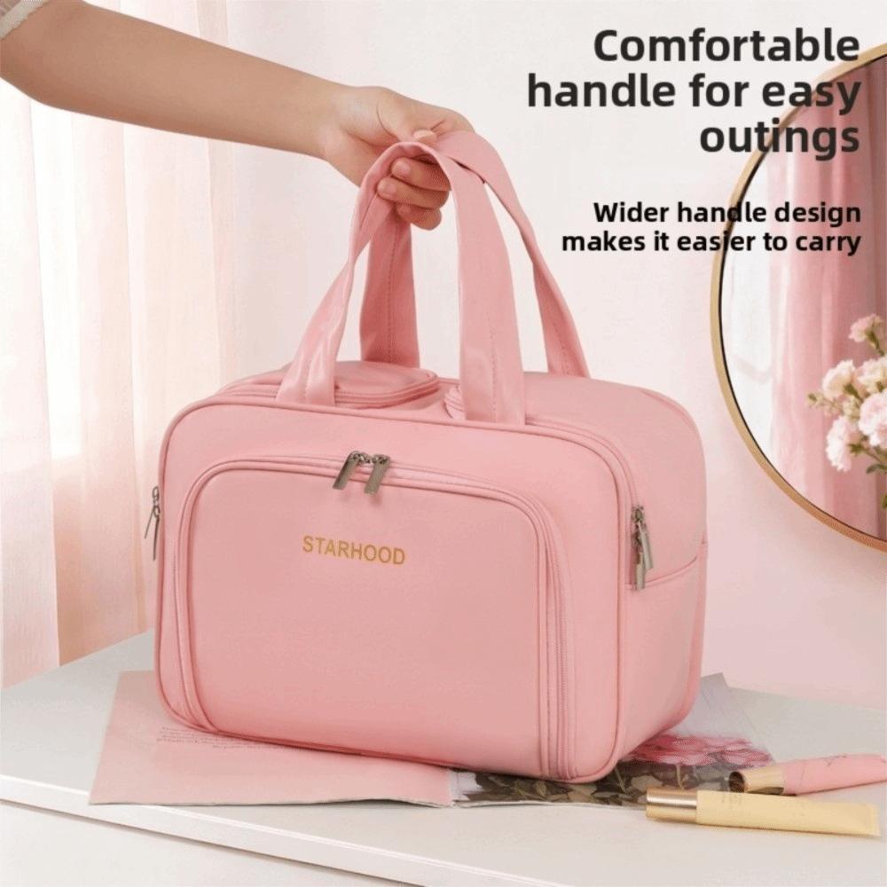 Lightweight Makeup Organizer Large Capacity Cosmetic Container Travel Toiletry Bag Business Trips