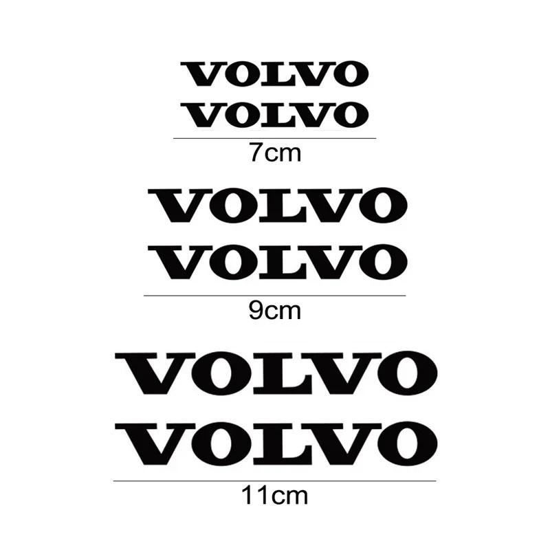 6 Pezzi Adesivi Pinze Freno Volvo Vinile Impermeabile Resistente al Calore Decalcomania Per XC40 XC60 XC90 S60 Accessorio Decorativo Mozzo Ruota Auto