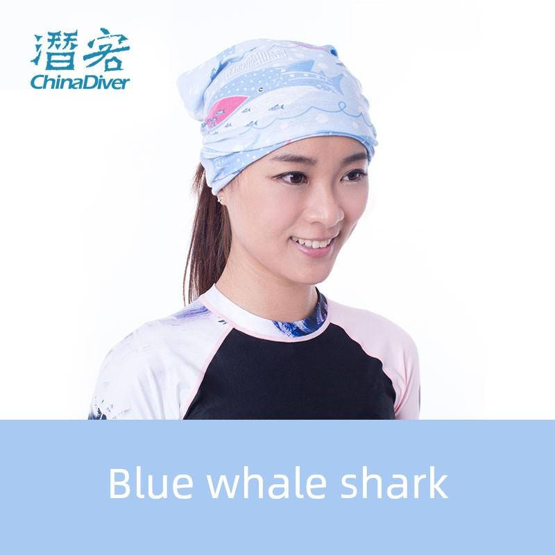 Oceanarium Diving Headscarf Ocean-Themed Outdoor Travel Sports Sun Protection Neck Scarf Cute Surfing Headband