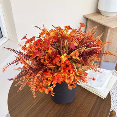 Autumn Artificial Plant Eucalyptus Persian Grass Fern Fake Flower Home Decoration Fake Flower Shooting Arrangement Landscaping