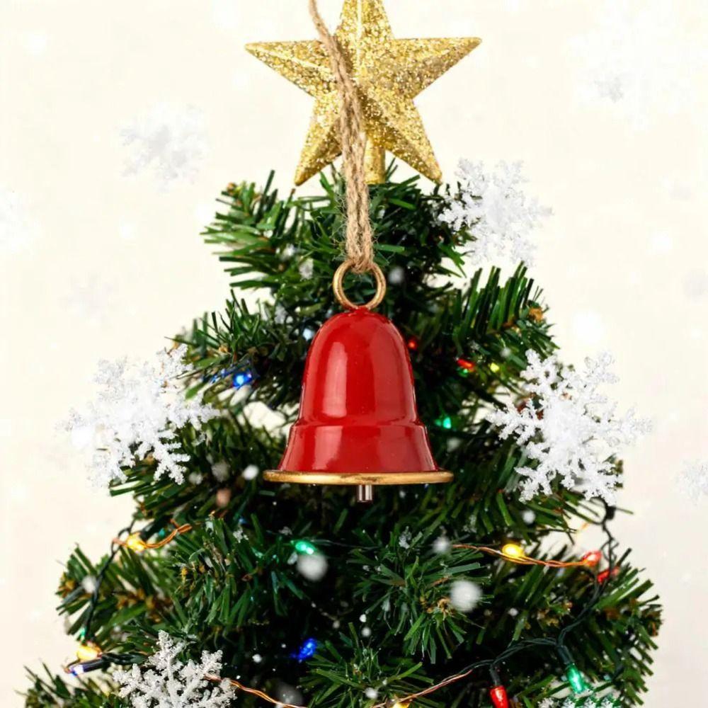 Exquisite Christmas Bell Pendant Creative Metal Hanging Bells  Holiday Party Decorations