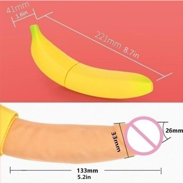 Banana Vibrator Female Masturbation Device Charging Electric Vibrator