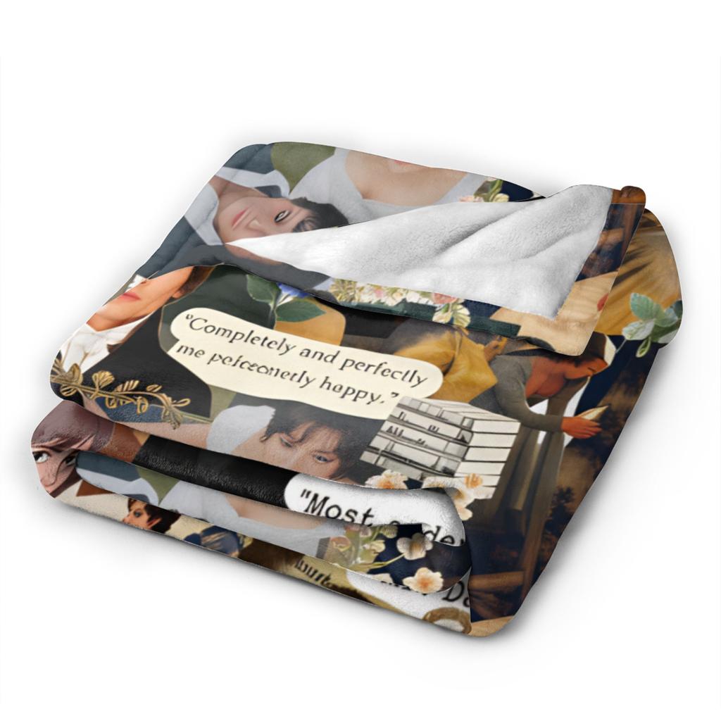 Fitzwilliam Darcy Pride and Prejudice Movies Blankets Warm Soft Novelty Plush Throw Blanket For Couch Chair Bedspread Bed Cover