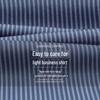 Luomeng Men's Breathable Short Sleeve Wrinkle-Free Business Shirt