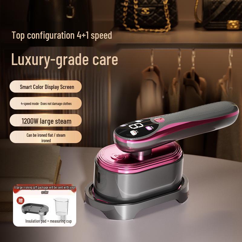

Handheld Garment Steamer: Portable Wrinkle Remover and Steam Iron for Clothes