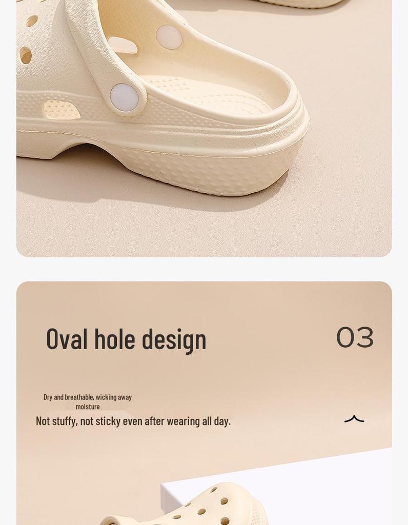 New EVA Clogs: Non-Slip Soft Sole Cute Shoes for Indoor/Outdoor, Suitable for Men, Women, and Couples At the Beach or Seaside.