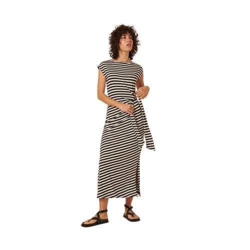 Nobody´s Child Womens/Ladies Horizontal Stripe Boat Neck T-Shirt Dress