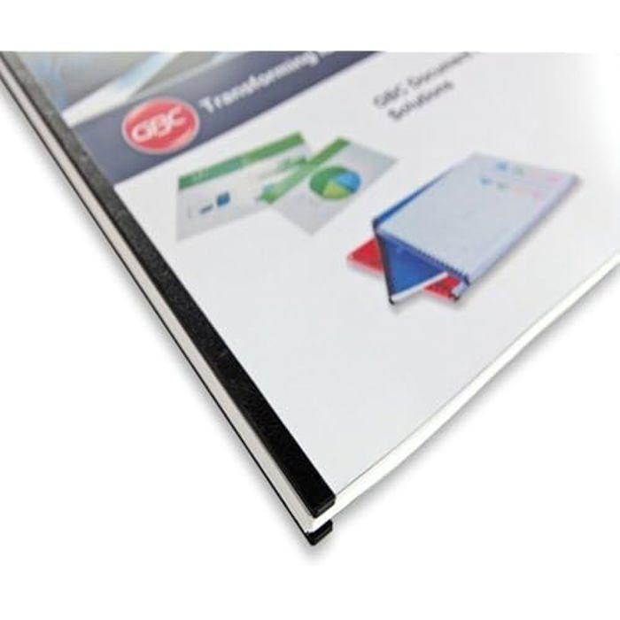 Spirales métalliques 10 mm Noir - GBC 915110