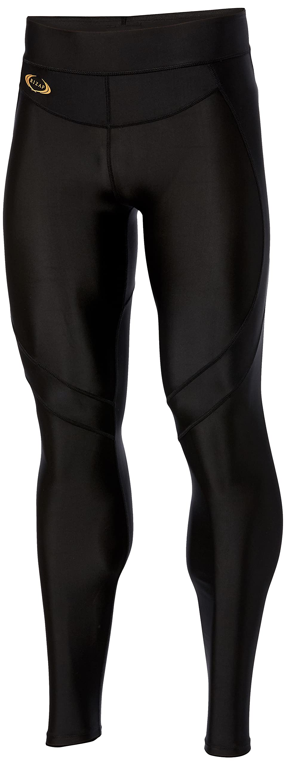 

Компрессионные леггинсы Gunze RIZAP размера M, с эффектом подтяжки бедер, длиной 10/10, мужские, черные, чёрный