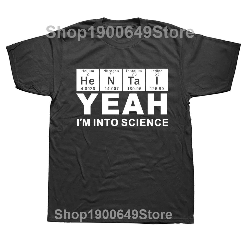 Funny Periodic Table Hentai T Shirts Graphic Cotton Streetwear Short Sleeve ONeck Harajuku Tshirt Mens Clothing