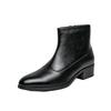 Men's shoes new retro leather boots men's foreign trade high-top business casual Martin boots men's zipper men's locomotive boots