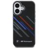 Bmw Bmhcp16M23Htrak Iphone 16 Plus 6.7  Czarny/Black Hardcase Motorsport Iml Random Stripes