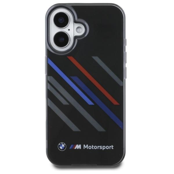 Bmw Bmhcp16M23Htrak Iphone 16 Plus 6.7  Czarny/Black Hardcase Motorsport Iml Random Stripes