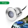 Stainless Steel IP68 Waterproof Dimmable Pool Light with Three Underwater Beads