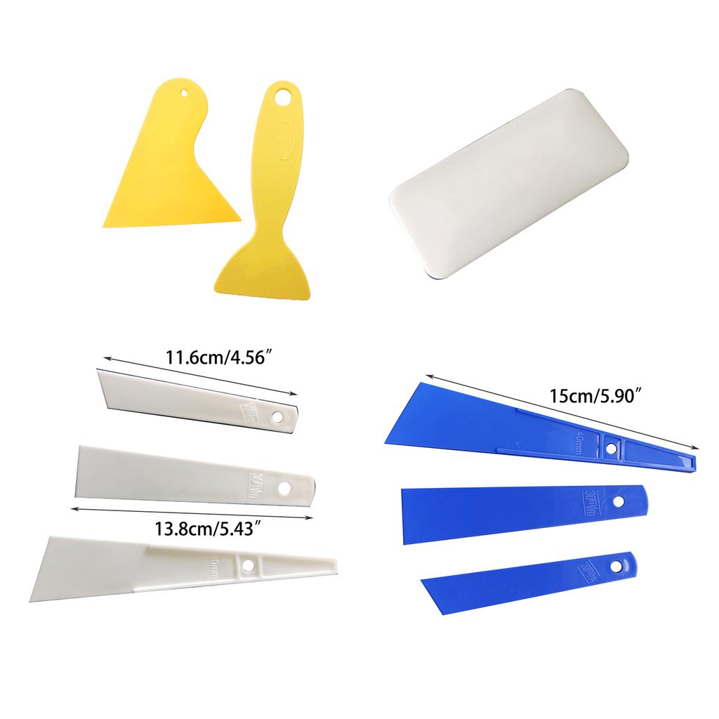Plastic Paint Scraper 20mm/30mm/40mm Scraper with Long Handle Plastic Scraper Putty Knife Wallpaper Tools for Applying