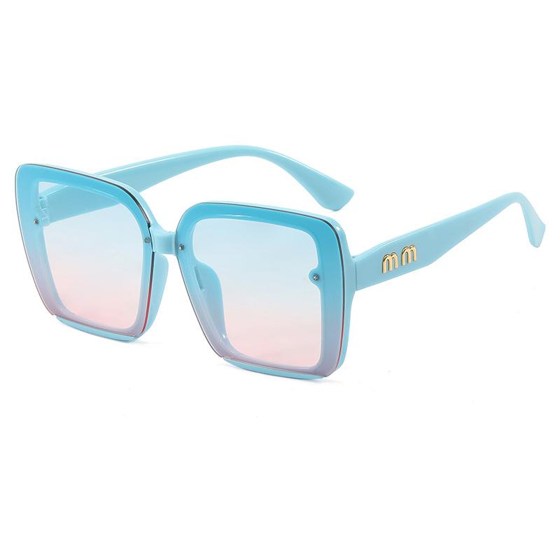 Büyük Çerçeveli Vintage Güneş Gözlüğü Kadın Erkek Marka Kare Güneş Gözlüğü Retro Gözlük Gözlük Erkek Kadın Yuvarlak Güneş Gözlüğü için