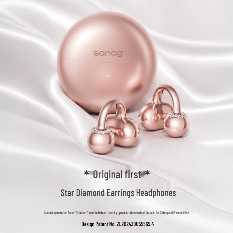 SANAG S6S Ultra Air Conduction Open-Ear Clip Bluetooth Headset