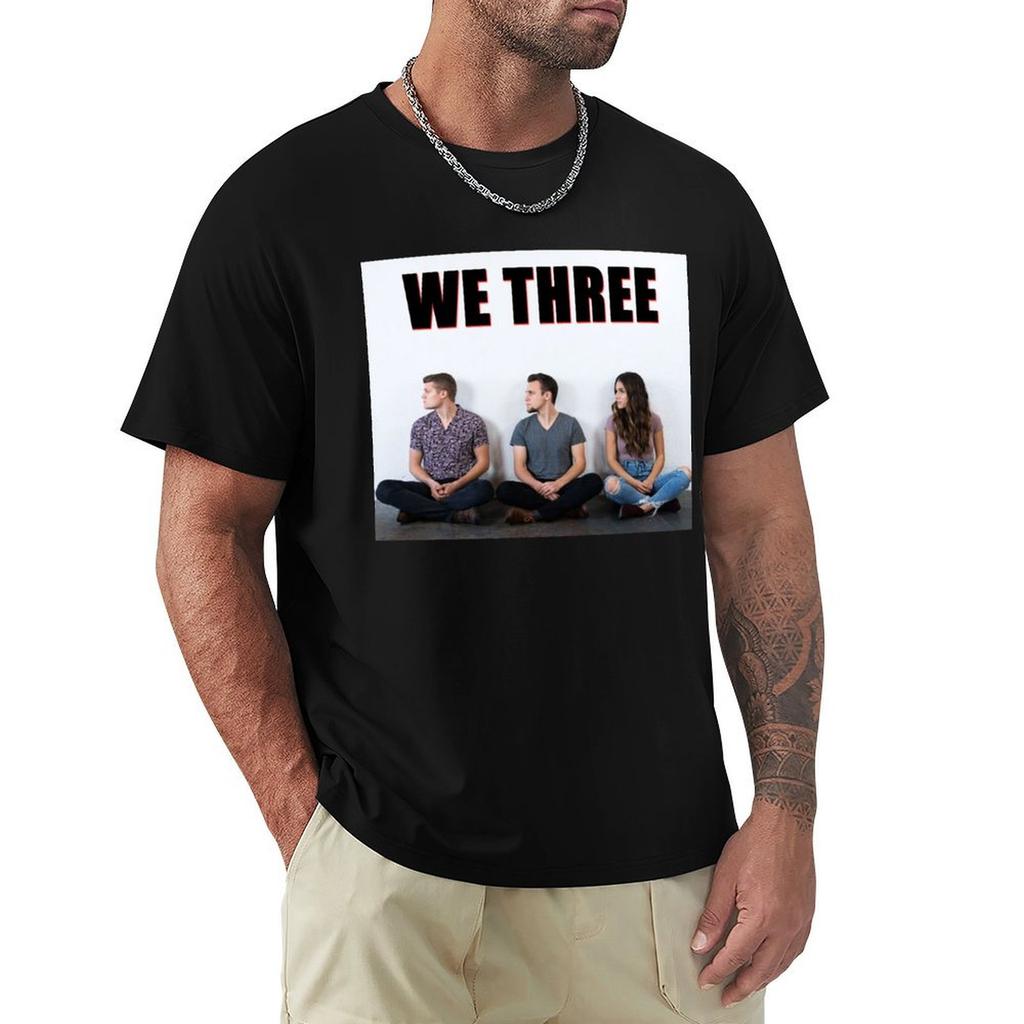 We Three Band Tshirt Sweat Resistant Workout Tee Shirt