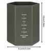 Desk Organizers Hexagonal Pen Holder School Office Pencil Stationery Storage Box Cosmetic Brush Organization Box Accessories
