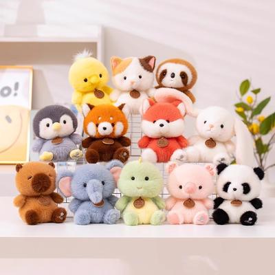 Animal Doll Cute Panda Fox Doll Palm Treasure Plush Toy Ornament