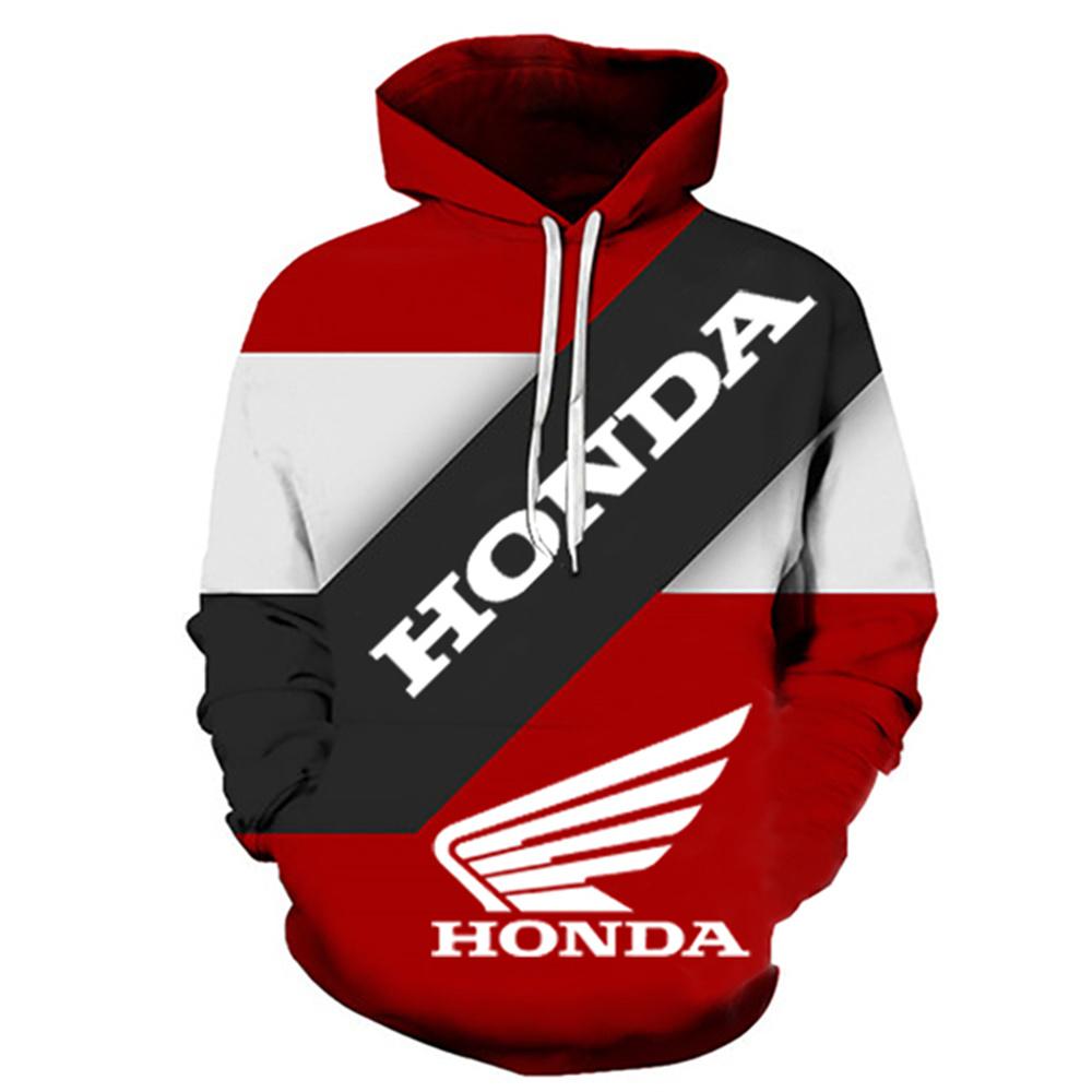 Sudadera con capucha Honda para hombre, sudadera con estampado 3D para motocicleta, moda para deportes al aire libre,