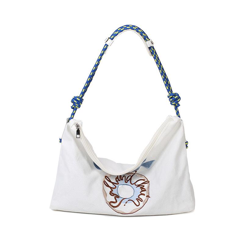 Large Capacity Canvas Bag Female Spring Tote Bag Student Class Commuter Bag Female