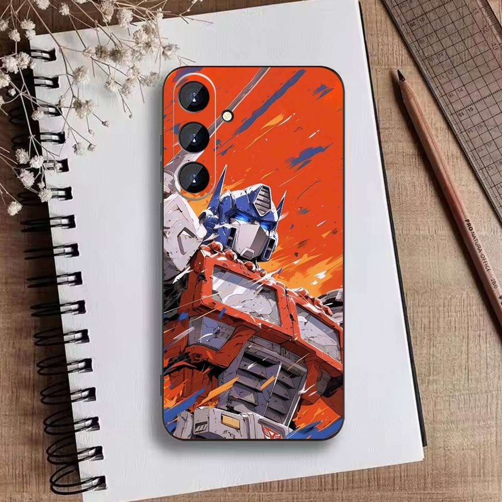

Аниме чехол для телефона K-Transformers для Samsung Galaxy A73,A21s,A22,A31,A52,A53,A71,A41 Мягкий черный корпус Samsung a71 4g