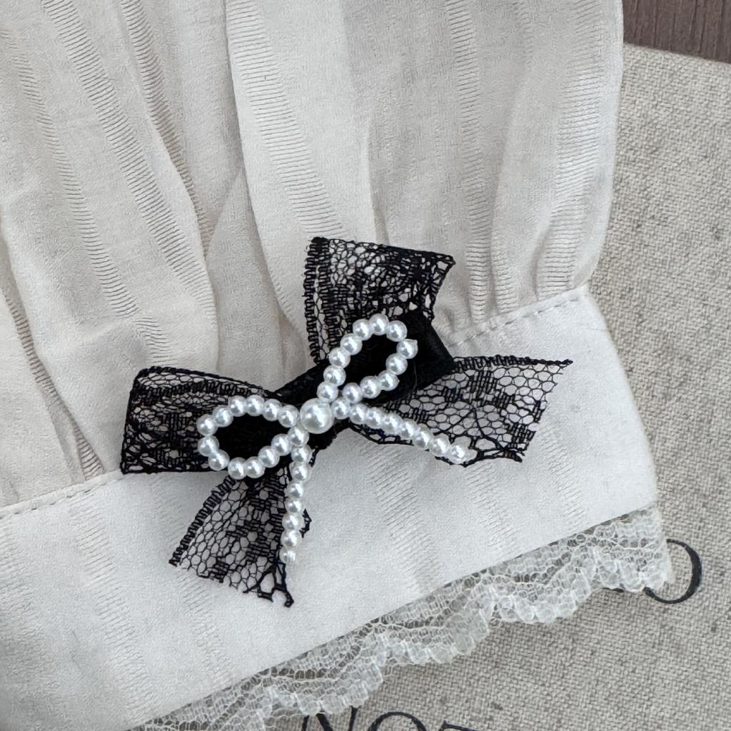 Mini Haaraccessoires Schleifennadeln und -spangen für Frauen Mädchen Schmetterling Designer Vintage Perle Krabben neu kpop Kawaii Süß Mode